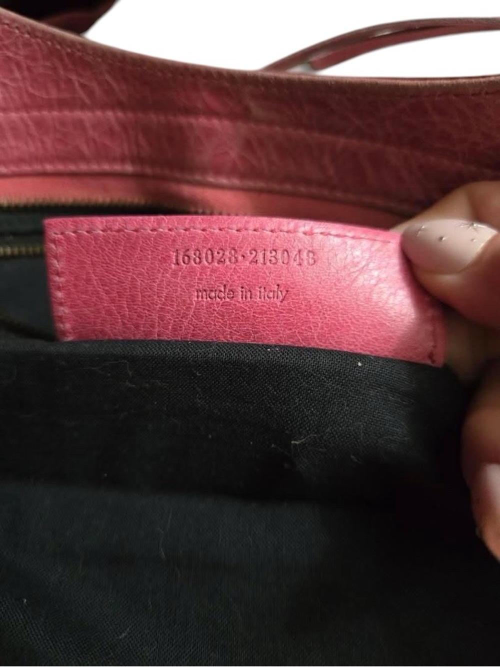Auth Balenciaga City Pink Leather Shoulder Bag - Picture 8 of 12